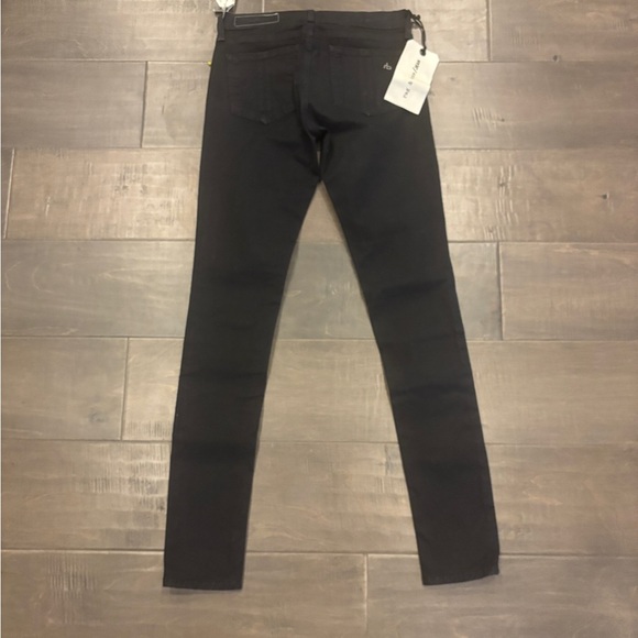 Rag & Bone Ridley Moto Jean in Wax Black - Picture 8 of 8